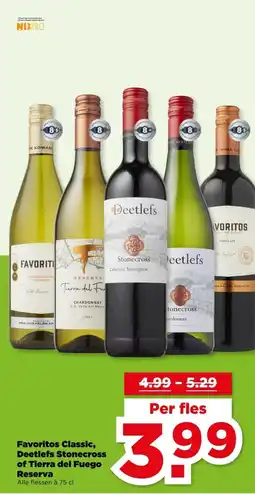 PLUS Favoritos Classic, Deetlefs Stonecross of Tierra del Fuego Reserva aanbieding