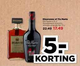 PLUS Disaronno of Tia Maria aanbieding