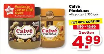PLUS Calvé Pindakaas aanbieding