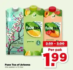 PLUS Fuze Tea of Arizona aanbieding