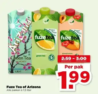 PLUS Fuze Tea of Arizona aanbieding