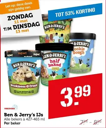 Coop Ben & Jerry's IJs aanbieding