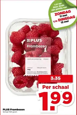 PLUS PLUS Frambozen aanbieding