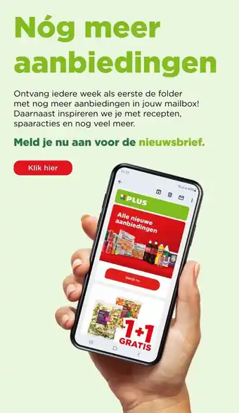 PLUS Je boodschappen gratis thuisbezorgd? aanbieding