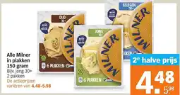 Albert Heijn Alle Milner in plakken aanbieding