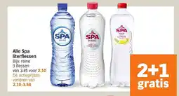 Albert Heijn Alle Spa literflessen aanbieding