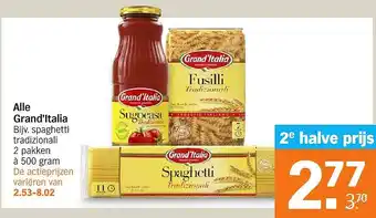 Albert Heijn Alle Grand'Italia aanbieding