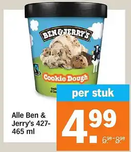 Albert Heijn Alle Ben & Jerry's aanbieding
