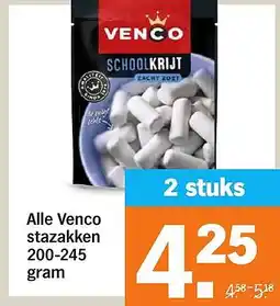 Albert Heijn Alle Venco stazakken aanbieding