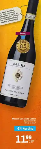 Albert Heijn Massari San Grato Barolo aanbieding