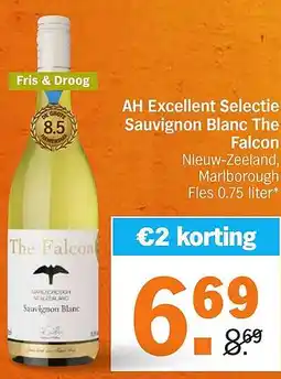 Albert Heijn AH Excellent Selectie Sauvignon Blanc The Falcon aanbieding