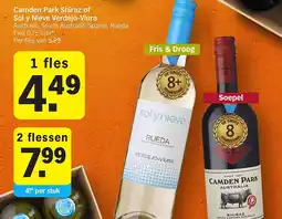 Albert Heijn Camden Park Shiraz of Sol y Nieve Verdejo-Viura aanbieding
