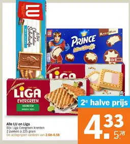 Albert Heijn Alle LU en Liga aanbieding