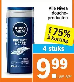 Albert Heijn Alle Nivea douche producten aanbieding
