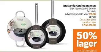Albert Heijn Brabantia Optima pannen aanbieding