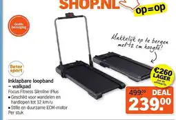Albert Heijn Inklapbare loopband  walkpad aanbieding
