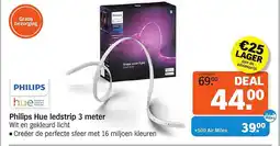 Albert Heijn Philips Hue ledstrip 3 meter aanbieding