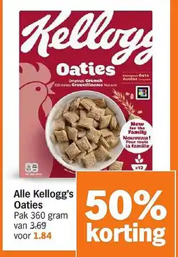 Albert Heijn Alle Kellogg's Oaties aanbieding