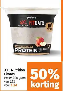 Albert Heijn XXL Nutrition Fitoats aanbieding