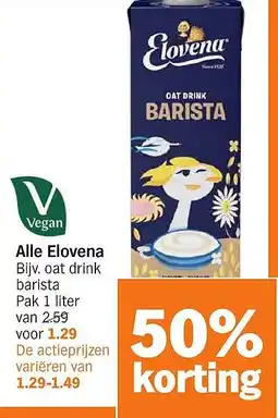 Albert Heijn Alle Elovena aanbieding
