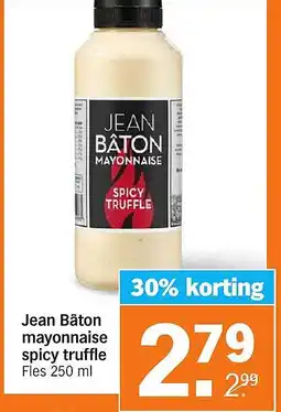 Albert Heijn Jean Bäton mayonnaise spicy truffle aanbieding