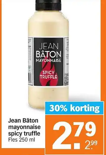 Albert Heijn Jean Bäton mayonnaise spicy truffle aanbieding