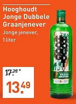 Albert Heijn Hooghoudt Jonge Dubbele Graanjenever aanbieding