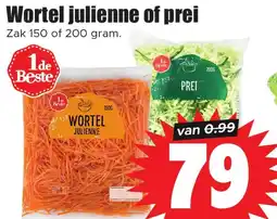 Dirk Wortel julienne of prei aanbieding