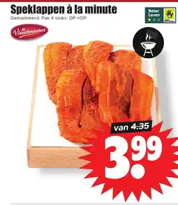 Dirk Speklappen à la minute aanbieding