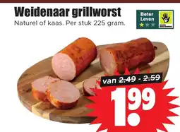 Dirk Weidenaar grillworst aanbieding