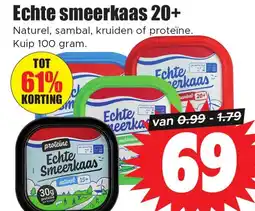 Dirk Echte smeerkaas 20+ aanbieding
