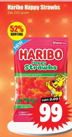 Dirk Haribo Happy Strawbs aanbieding