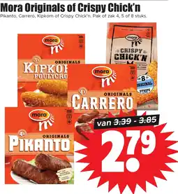 Dirk Mora Originals of Crispy Chick'n aanbieding
