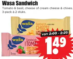Dirk Wasa Sandwich aanbieding