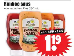 Dirk Rimboe saus aanbieding