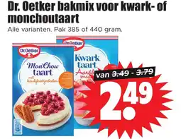 Dirk Dr. Oetker bakmix voor kwark of monchoutaart aanbieding