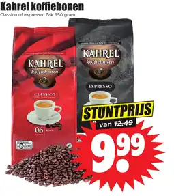 Dirk Kahrel koffiebonen aanbieding