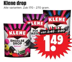 Dirk Klene drop aanbieding