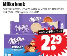 Dirk Milka koek aanbieding