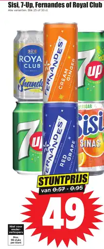 Dirk Sisi, 7-Up, Fernandes of Royal Club aanbieding