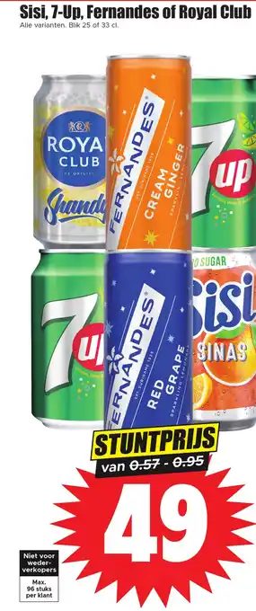Dirk Sisi, 7-Up, Fernandes of Royal Club aanbieding