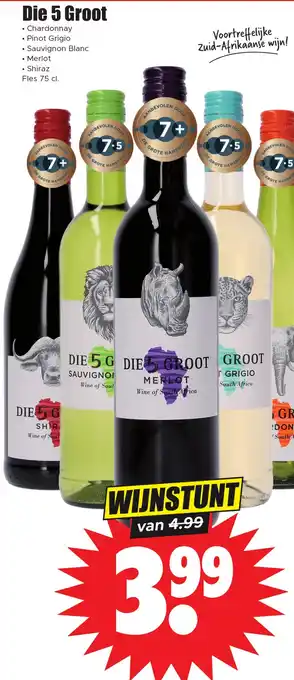 Dirk Die 5 Groot aanbieding