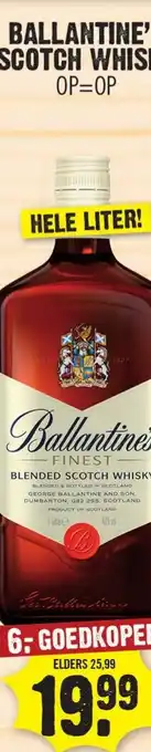 Dirk Ballantine's scotch whisky aanbieding