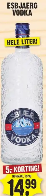 Dirk ESBJAERG VODKA aanbieding