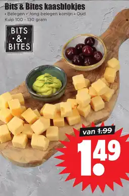 Dirk Bits & Bites kaasblokjes aanbieding