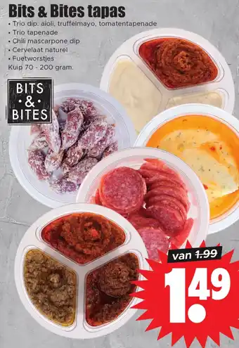 Dirk Bits & Bites tapas aanbieding