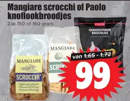 Dirk Mangiare scrocchi of Paolo knoflookbroodjes aanbieding
