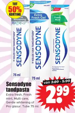 Dirk Sensodyne tandpasta aanbieding