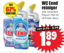 Dirk WC Eend reiniger aanbieding