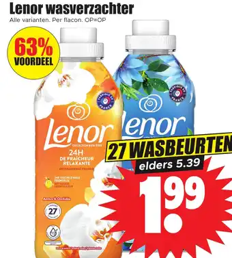 Dirk Lenor wasverzachter aanbieding
